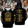 Iowa Hawkeyes Big Ten Champions Let’s Go Hawks 2024 Hoodie Shirts Yellow Design