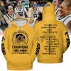 Iowa Hawkeyes Big Ten Women’s Basketball Champions 2024 Black Version Hoodie Shirts