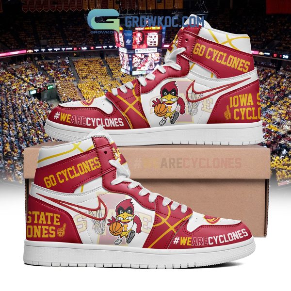 Iowa State Cyclones We Are Cyclones Air Jordan 1 Shoes