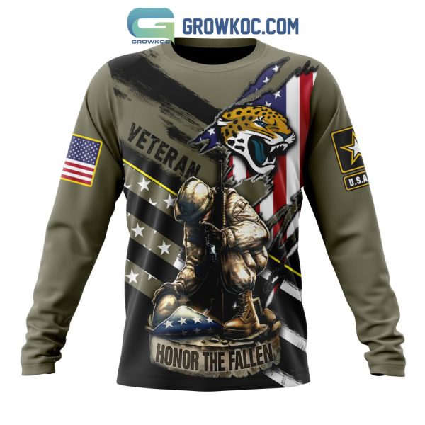 Jacksonville Jaguars NFL Veterans Honor The Fallen Personalized Hoodie T Shirt