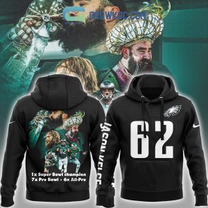 Jason Kelce Philadelphia Eagles Legend Black Version Hoodie Shirts