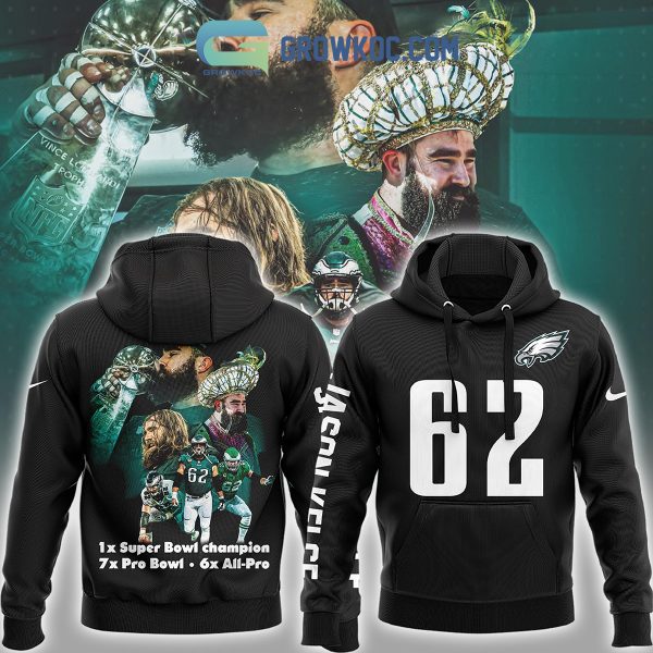 Jason Kelce Philadelphia Eagles Legend Black Version Hoodie Shirts