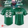 Jason Kelce 13 Season At Philadelphia Eagles Baseball Jersey