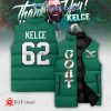 Jason Kelce 13 Season At Philadelphia Eagles Sleeveless Puffer Jacket