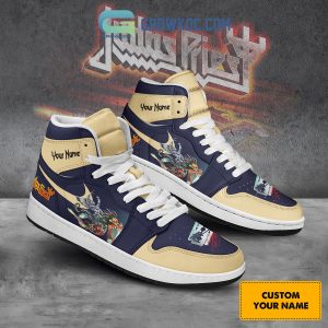 Judas Priest The Serpent And The King Personalized Black Design Air Jordan 1 Shoes