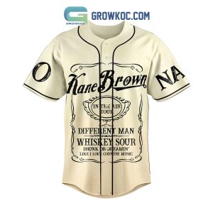 Kane Brown In The Air Tour Beige Personalized Baseball Jersey