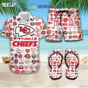 Kansas City Chiefs Hawaiian Shirts And Shorts With Flip Flop