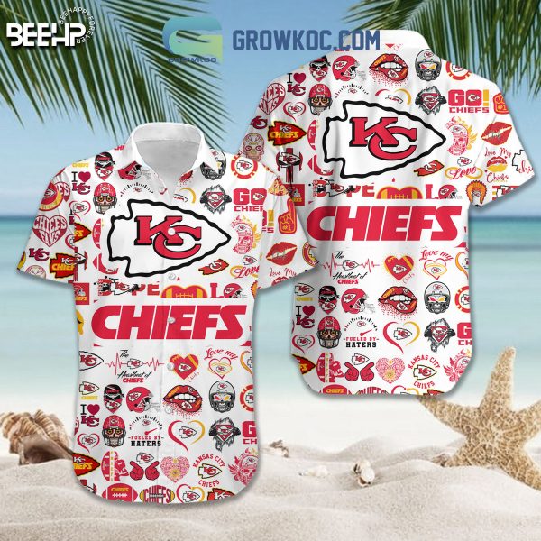 Kansas City Chiefs Hawaiian Shirts And Shorts With Flip Flop