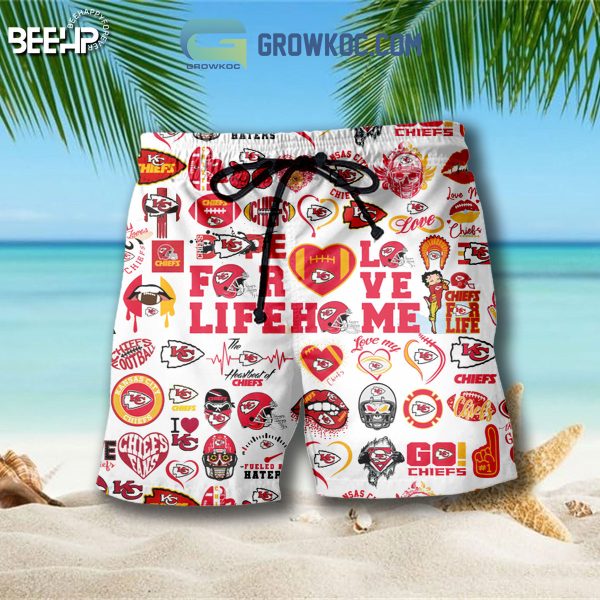 Kansas City Chiefs Hawaiian Shirts And Shorts With Flip Flop