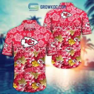 Kansas City Chiefs Hibiscus Summer Flower Hawaiian Shirt