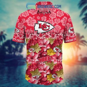 Kansas City Chiefs Hibiscus Summer Flower Hawaiian Shirt