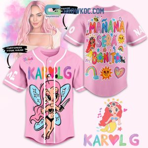 Karol G Manana Sera Bonito Personalized Baseball Jersey Pink Version