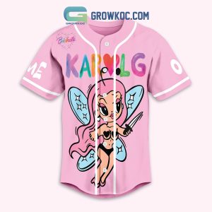 Karol G Manana Sera Bonito Personalized Baseball Jersey Pink Version