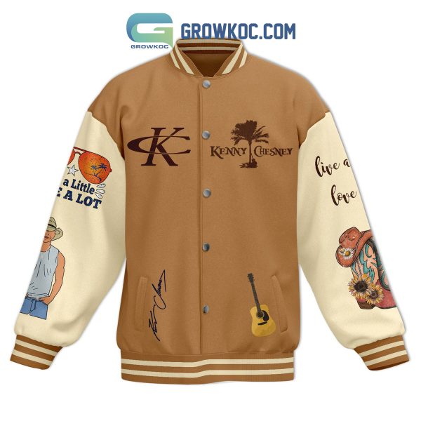 Kenny Chesney Live A Little Love A Lot Fan Baseball Jacket