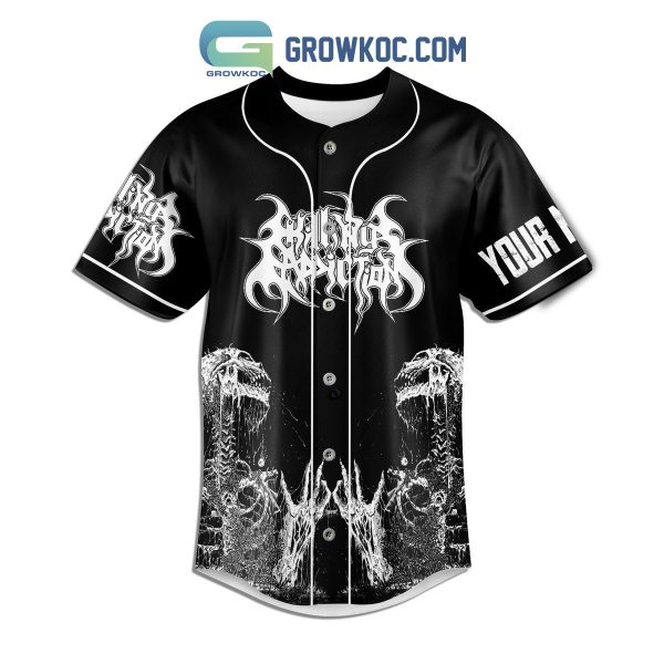 Killing Addiction Rock Band Black Design Personalized Baseball Jersey