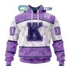 Hamilton Bulldogs Lavender Fight Cancer Personalized Hoodie Shirts