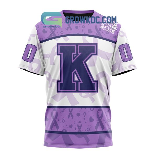 Kingston Frontenacs Lavender Fight Cancer Personalized Hoodie Shirts