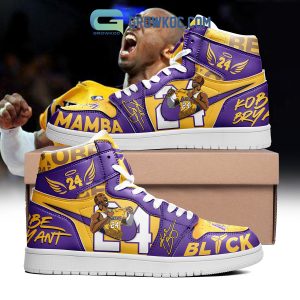 Kobe Bryant The Black Mamba Basketball Air Jordan 1 Shoes