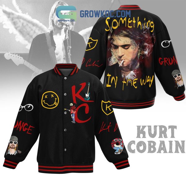 Kurt Cobain Something In The Way Baseball Jacket