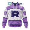 Iowa Wild Fight Cancer Lavender Personalized Hoodie Shirts