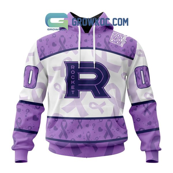 Laval Rocket Fight Cancer Lavender Personalized Hoodie Shirts