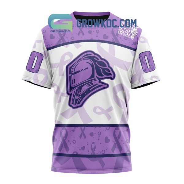 London Knights Lavender Fight Cancer Personalized Hoodie Shirts