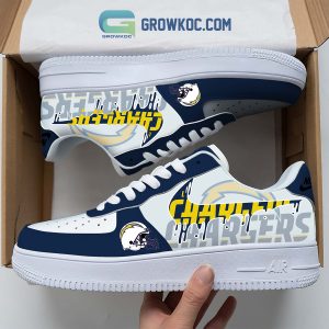 Los Angeles Chargers Team Logo Fan Air Force 1 Shoes