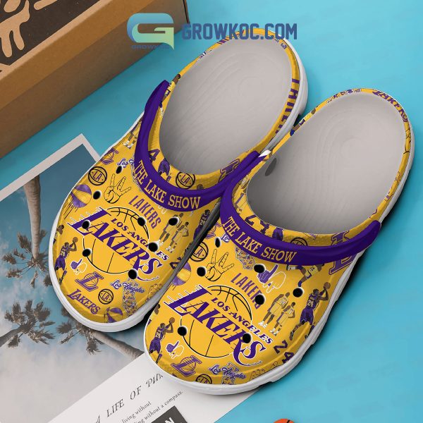 Los Angeles Lakers The Lake Show Basketball Crocs Clogs