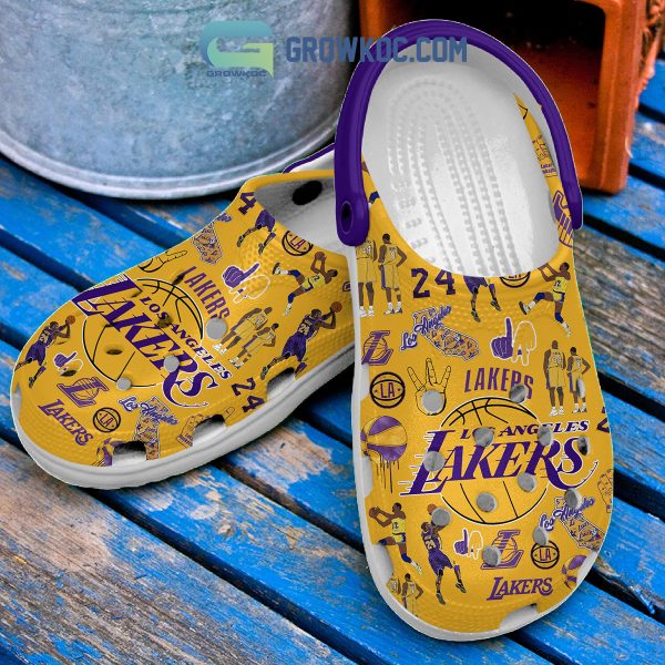 Los Angeles Lakers The Lake Show Basketball Crocs Clogs