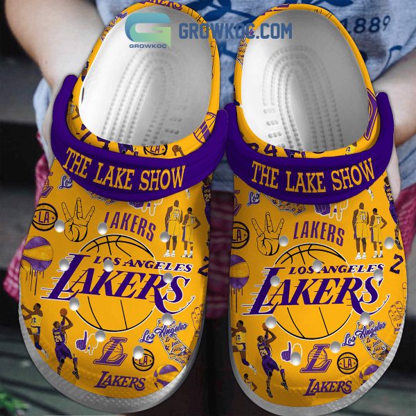 Los Angeles Lakers The Lake Show Basketball Crocs Clogs