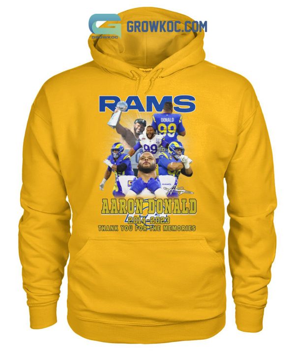 Los Angeles Rams Aaron Donald 2023 Memories T Shirt