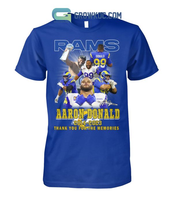 Los Angeles Rams Aaron Donald 2023 Memories T Shirt