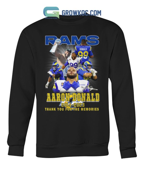 Los Angeles Rams Aaron Donald 2023 Memories T Shirt