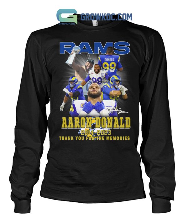 Los Angeles Rams Aaron Donald 2023 Memories T Shirt