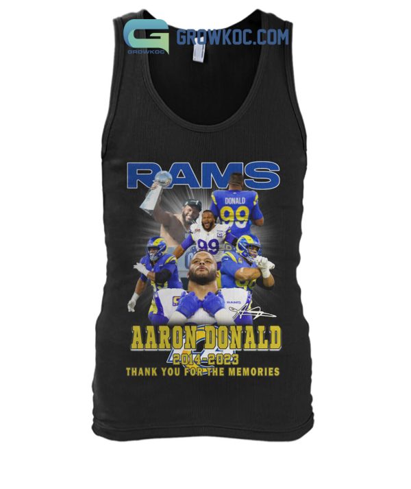 Los Angeles Rams Aaron Donald 2023 Memories T Shirt