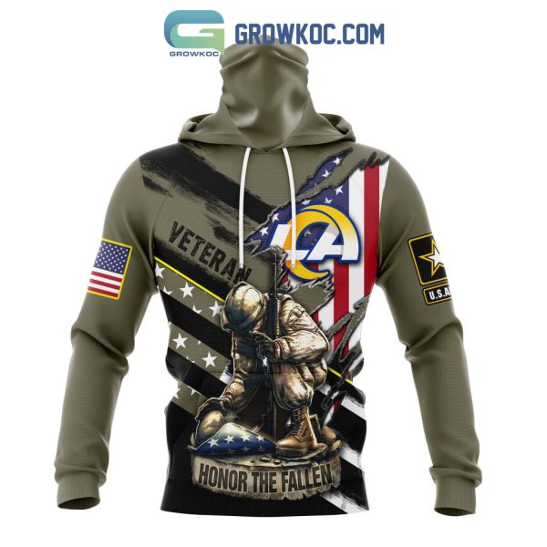 Los Angeles Rams NFL Veterans Honor The Fallen Personalized Hoodie T Shirt