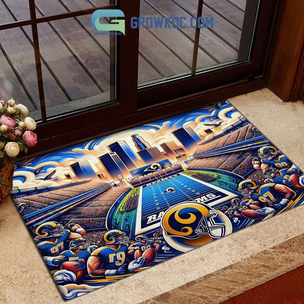 Los Angeles Rams SoFi Stadium Football Stadium Doormat