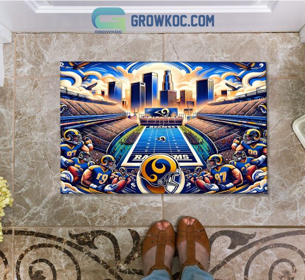 Los Angeles Rams SoFi Stadium Football Stadium Doormat