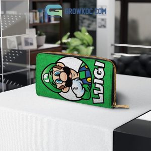 Luigi Super Mario Fan Purse Wallet