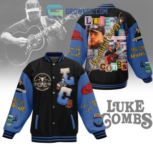 Luke Combs Beautiful Crazy Last Forever Baseball Jacket