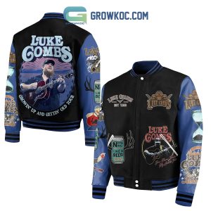 Luke Combs Growing Up And Getting Old Tour Personalized Baseball Jersey