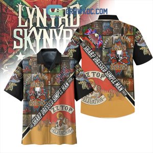 Lynyrd Skynyrd The Sharp Dressed Simple Man Tour ZZ Top Hawaiian Shirts