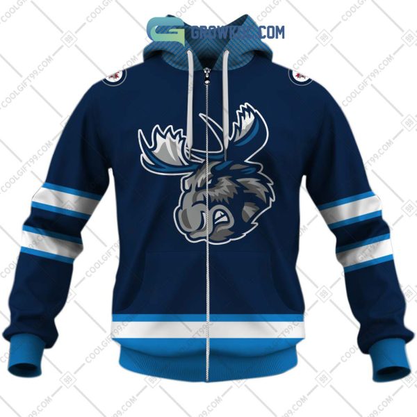 Manitoba Moose AHL Color Home Jersey Personalized Hoodie T Shirt
