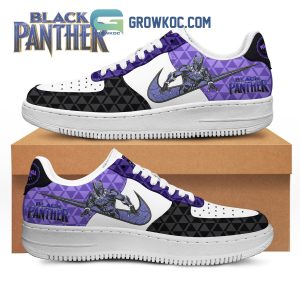 Marvel Black Panther Wakanda Forever Air Force 1 Shoes