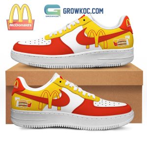 McDonalds Hamburger Fan Design Air Force 1 Shoes