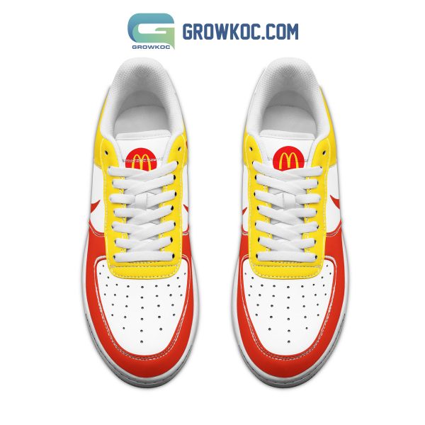 McDonalds Hamburger Fan Design Air Force 1 Shoes