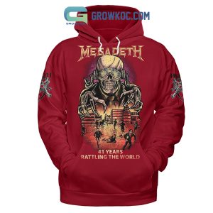 Megadeth Life Is Better With Megadeth Red Design Hoodie Shirts