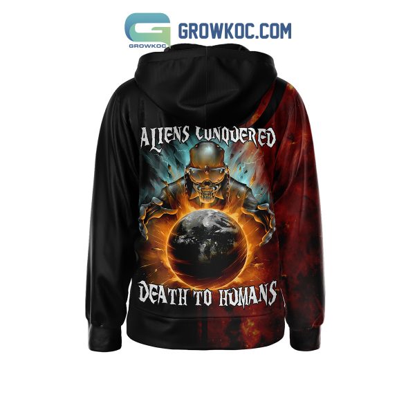 Megadeth Aliens Conquered Death To Humans Hoodie Shirts