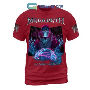 Megadeth Cyber Army Red Design Hoodie Shirts