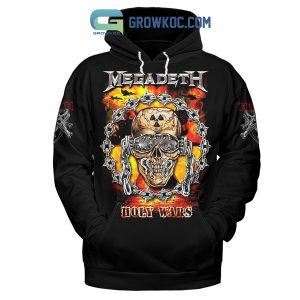 Megadeth Holly Wars Black Design Hoodie Shirts